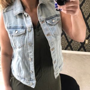 NWT never worn Jean jacket vest